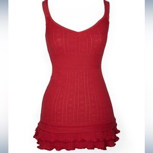 Pretties Frilly Cha Cha Dress size small.